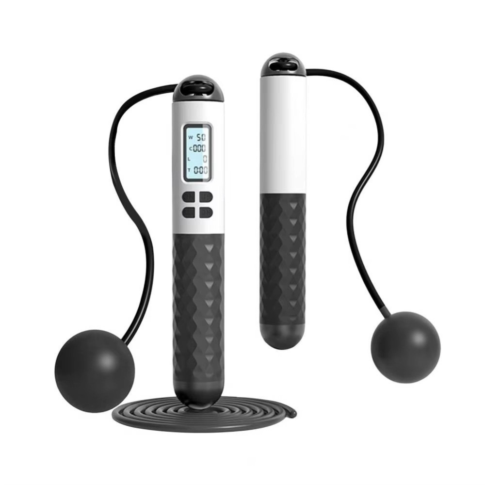 Smart Jump Rope Digital Counter - コードレスロープレス縄跳び 滑り止め減量カウント縄跳び カウンター付きスマートデジタル縄跳び 屋内屋外用