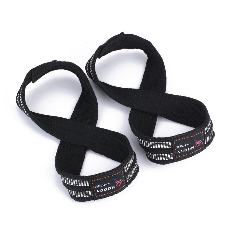 Wrist Wraps Weightlifting Support - ボディビルディング用の重量挙げストラップ,1ペア,デッドリフト,プルアップ,水平バー,パワーリフト