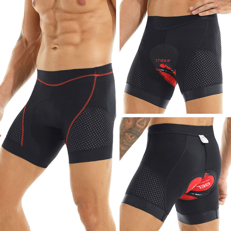 X-虎サイクリングショーツアップグレード 5D gel 下着 - Padded Cycling Shorts 5D Gel のレビューと価格