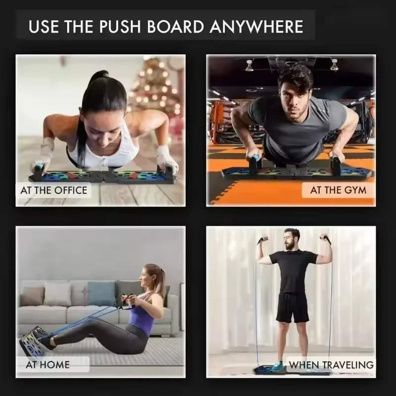 折りたたみ式プッシュアップボード、プッシュアップバー、多機能 - Push Up Board Foldable Multi Function のレビューと価格