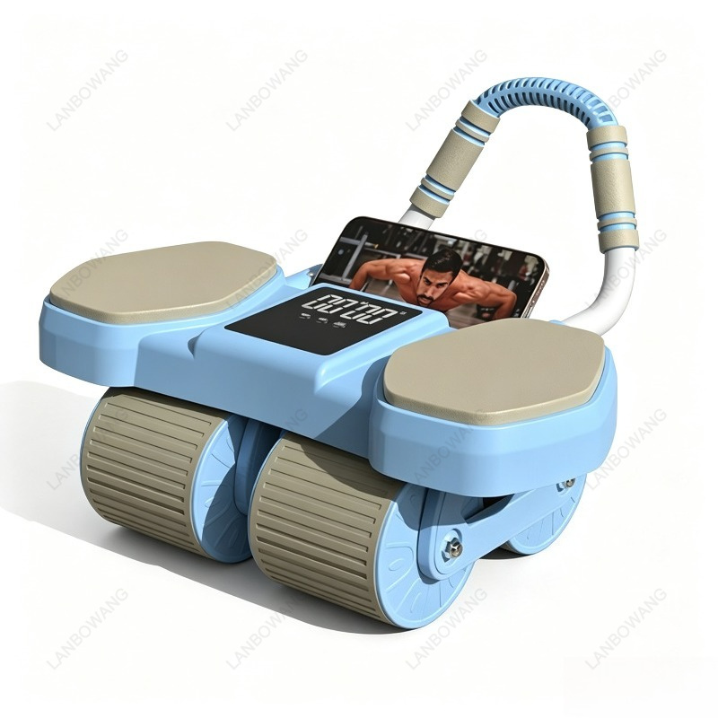 スマート4輪オートリバウンドアブローラー、ダブルエルボーサポ - Ab Roller Wheel With Elbow Support のレビューと価格