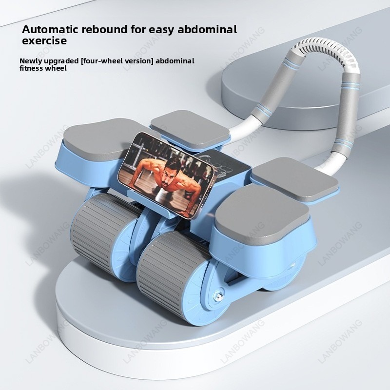 スマート4輪オートリバウンドアブローラー、ダブルエルボーサポ - Ab Roller Wheel With Elbow Support のレビューと価格