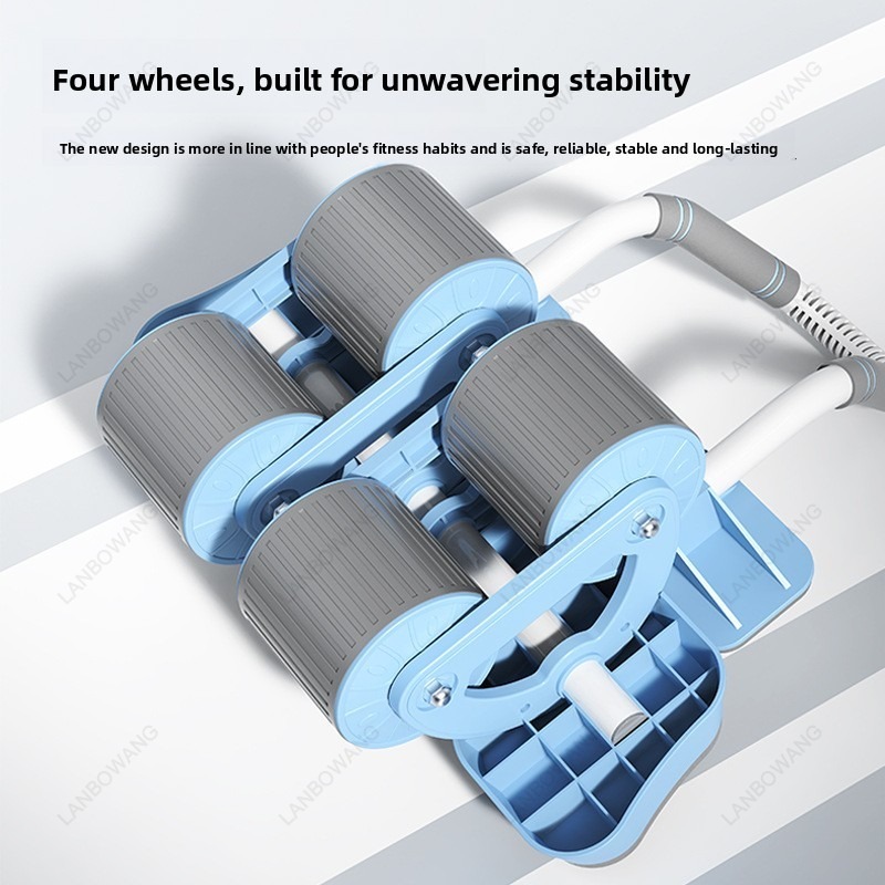 スマート4輪オートリバウンドアブローラー、ダブルエルボーサポ - Ab Roller Wheel With Elbow Support のレビューと価格