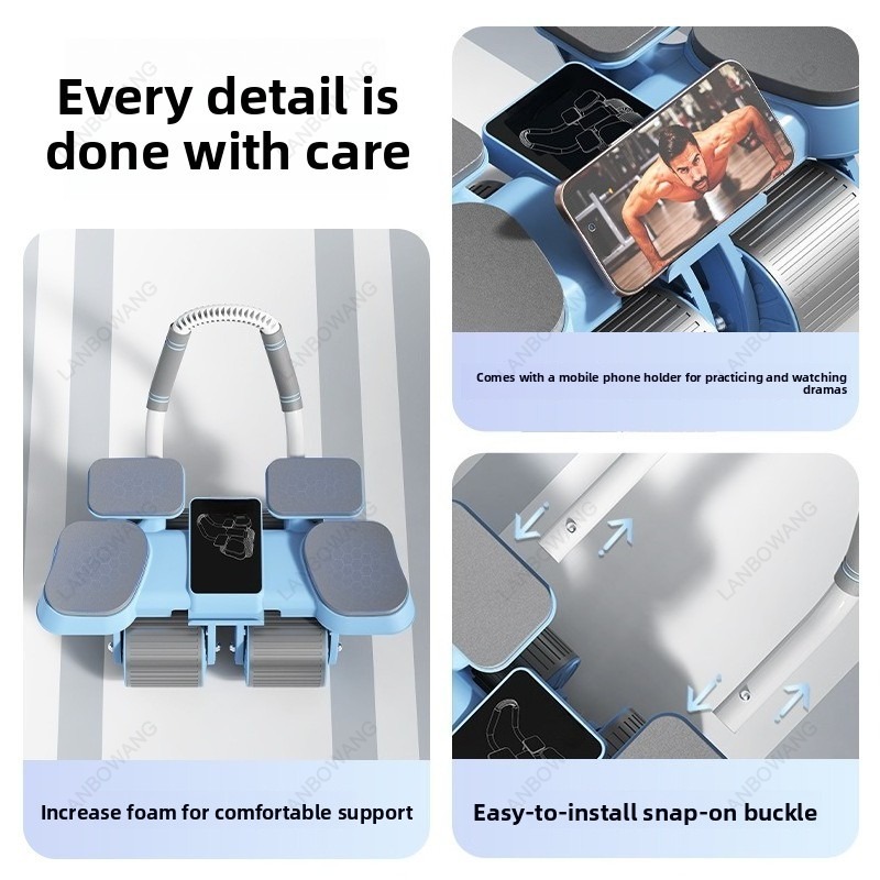 スマート4輪オートリバウンドアブローラー、ダブルエルボーサポ - Ab Roller Wheel With Elbow Support のレビューと価格
