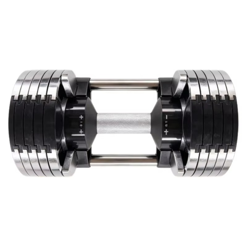 ヘビーデューティー業務用調整可能電気メッキダンベルスチールハ - Adjustable Dumbbell Pair 40Kg のレビューと価格